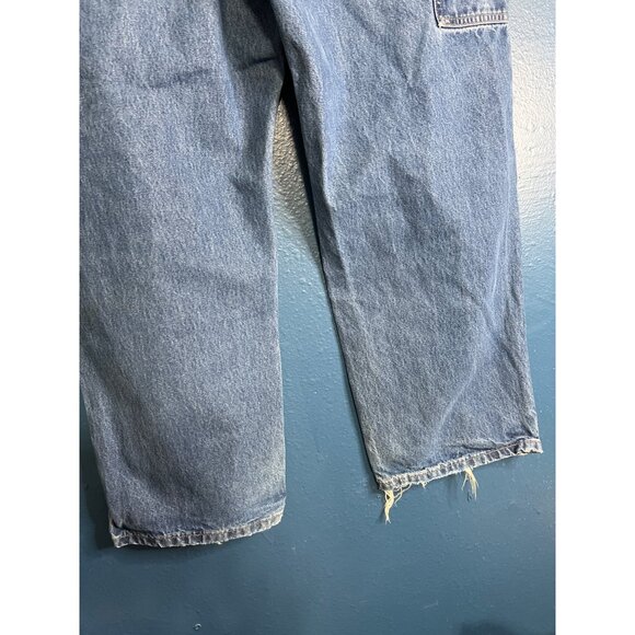 Carhartt FR Mens Blue Denim Carpenter Jeans 36 x 30 - Picture 7 of 8